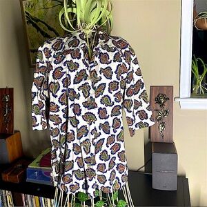 Paisley Button Down Shirt - Multicolor